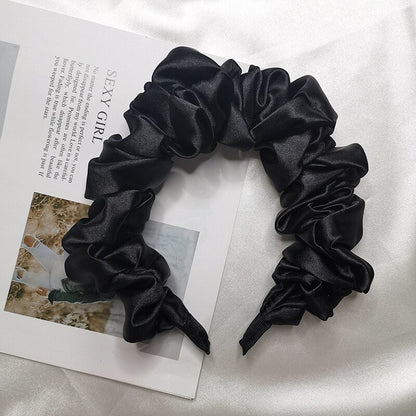 Soft Ruched Silk Headbands - Dreami XO