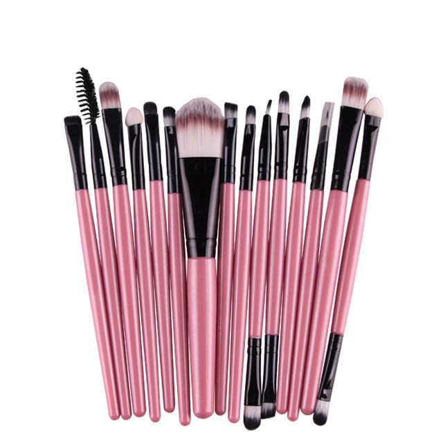 15Pcs Makeup Brushes Set - Dreami XO