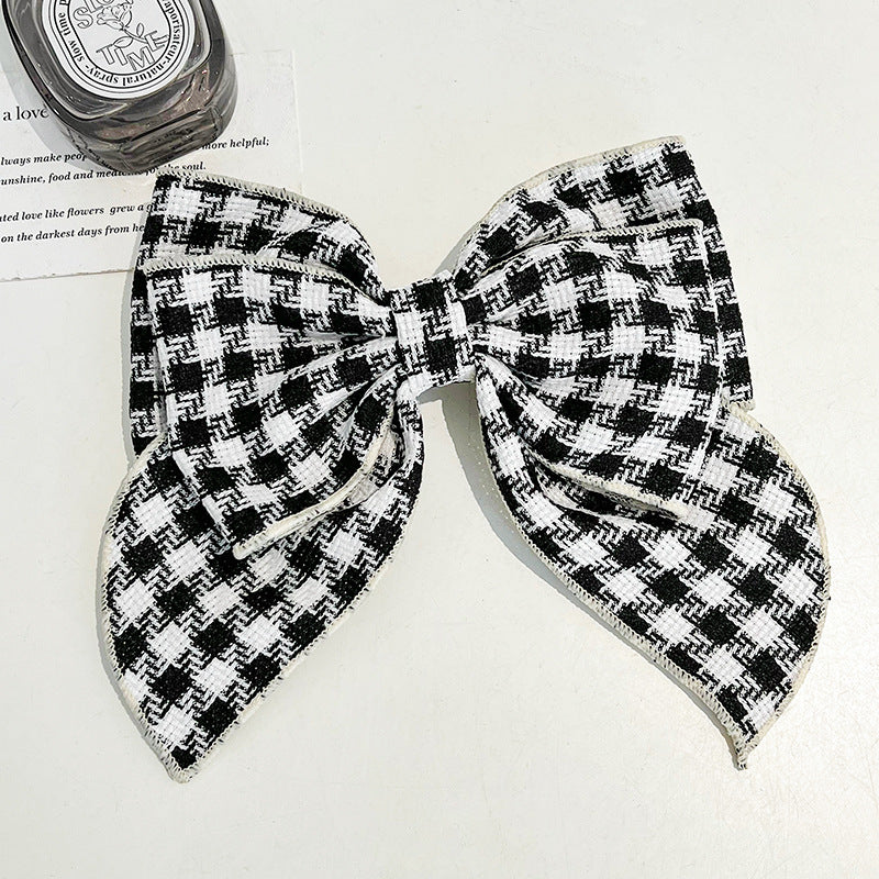 Pattern Hair Bow Clip - Dreami XO