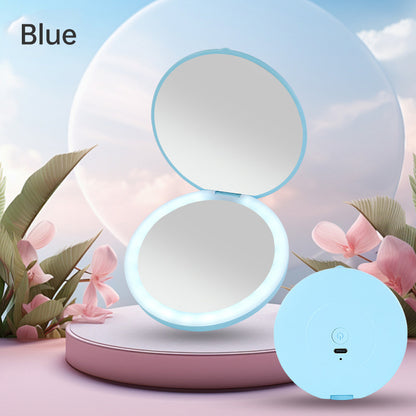 Mini portable LED light-emitting makeup mirror - Dreami XO