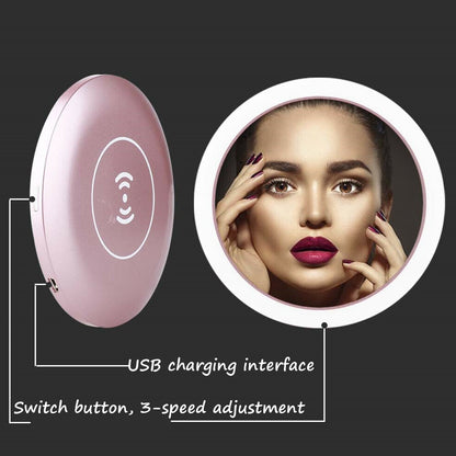 Portable LED FLAT Compact Mirror - Dreami XO