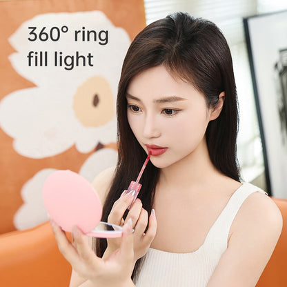 Mini portable LED light-emitting makeup mirror - Dreami XO