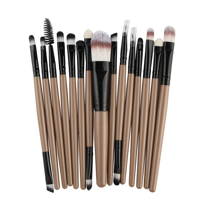 15Pcs Makeup Brushes Set - Dreami XO